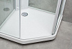 Душевая кабина IDO Showerama Comfort 100x100 пятиугольный, профиль белый, стекло прозрачное