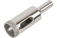 Коронка кольцевая по кафелю и стеклу алмазная 16x50 мм КУРС 16278