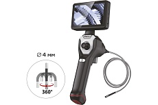 Видеоэндоскоп управляемый, экран 4.5&quot;, 1Мп, 1280x720, 1.5м, 4мм зонд, всесторонняя артикуляция iCartool IC-VC154AW