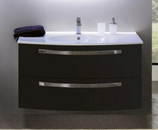 Мебель для ванной Cezares Comfort 100 см Nero Lucido