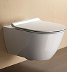 Подвесной унитаз GSI Pura 8816FR211 с креплением 50x36 безободковый, белый