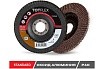 Круг лепестковый торцевой STANDARD 2 (125x22.2 мм; Р40) TOTFLEX 4631148128125