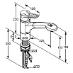 Смеситель для кухни с лейкой Kludi MX 399419262