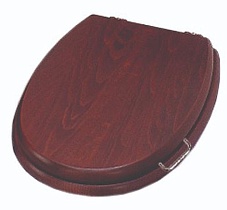 Крышка-сиденье Simas Lante LA008noce/cr с микролифтом, noce/хром