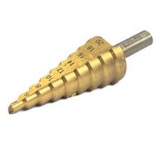 Сверло ступенчатое 4 -20 мм, HSS, с износостойким покрытием, цилиндрический хвостовик Beltools ri.166.34