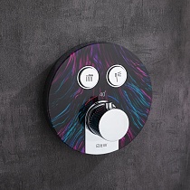 Душевой набор Black&White Gravity GH-9401-MC термостат, хром