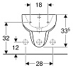 Подвесное биде Geberit Smyle 500.216.01.1