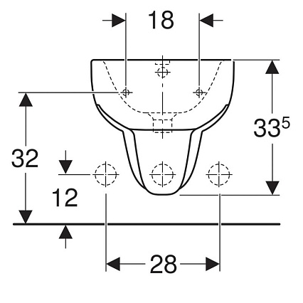 Подвесное биде Geberit Smyle 500.216.01.1