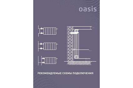 Биметаллический радиатор Oasis Эко 500/80/4 4640039487166