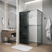 Душевой уголок Grossman Galaxy 120.K33.01.1490.42.10 140x90 тонированный, графит сатин