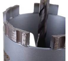 Коронка алмазная по бетону Laser Five Teeth 68 мм Hilberg HP268