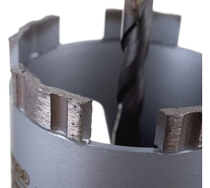Коронка алмазная по бетону Laser Five Teeth 68 мм Hilberg HP268