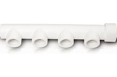 Коллектор 4 отвода Blue Ocean полипропиленовый 40х25х4 PPRF/FCETA(W) -40х25х4