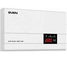 Стабилизатор напряжения SVEN AVR SLIM-500 LCD SV-012809