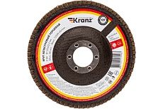 Круг лепестковый торцевой P80, 125x22.2 мм Kranz KR-90-0014