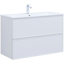 Мебель для ванной Aquanet Арт 100 см белый матовый