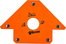 Уголок магнитный для сварки WMC50 (углы 45/90/135; до 23 кг) Wester 344438