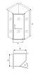 Душевой уголок RGW PA-81 80x80 прозрачное