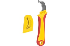 Нож монтажника, нержавеющая сталь, с пяткой Rexant 12-4935