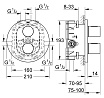 Смеситель для душа Grohe Grohtherm 3000 Cosmopolitan 19467000 термостат