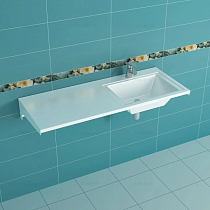 Мебель для ванной Санта Марс 120 см (рак.Лидер 120см) подвесная, белый