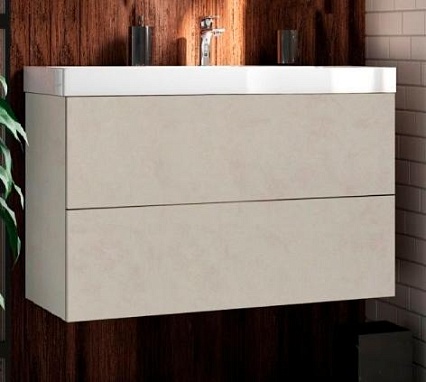 Тумба с раковиной Art&Max Verona Push 90 см