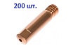 Наконечник токопроводящий 200 шт, CU-E, М6x25 мм, d=1.0 мм для горелок mig/mag Энаргит CU-E-M6-25-10-200