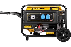 Генератор Champion GG3200EW (3,2/3,5кВт OHV 7,5лс 15л 48кг эл.старт колеса)
