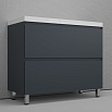 Мебель для ванной Style Line Манхэттен 100 см напольная, графит