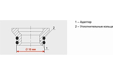Адаптер коллектора под плоскую прокладку PROFACTOR 1/2&quot; PF MIG 273