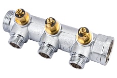 Регулирующий коллектор STOUT 1, 3 отвода 1/2 плоское уплотнение SMB-6849-011203 RG008UJF2UQFLT