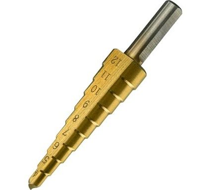 Сверло по металлу ступенчатое 4-12 мм Vertextools 4-12