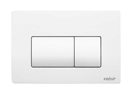 Кнопка смыва Valsir P1 VS0871301 белый глянцевый