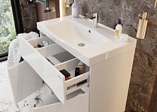 Мебель для ванной Onika Стрим 80 см белый