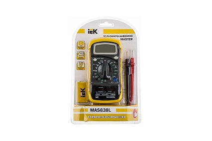 Цифровой мультиметр IEK Master MAS838L TMD-3L-838