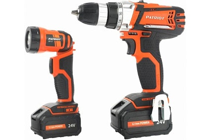 Аккумуляторная дрель-шуруповерт Patriot BR 244Li LED The One 180201494