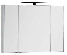 Зеркальный шкаф Aquanet Латина 100 см белый