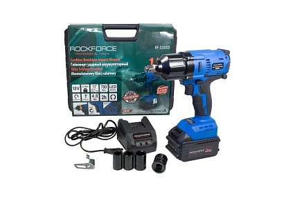 Ударный аккумуляторный гайковерт Rockforce RF-03055(50168)