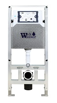 Комплект Weltwasser 10000010475 унитаз Gelbach 041 GL-WT + инсталляция + кнопка Amberg RD-BL