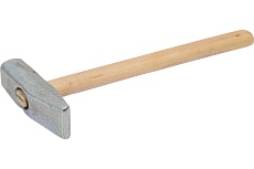Слесарный молоток РемоКолор квадратный боек, деревянная рукоятка, 800г , 38-0-080
