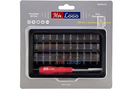 Набор прецизионных бит Mr.Logo 30 шт + прецизионный держатель DP010-31