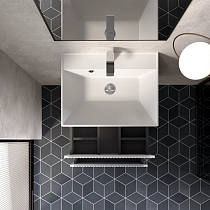 Мебель для ванной AQUAme S1 60 см белый глянец