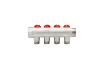 Коллектор VRT 1"x1/2", с регулировочными вентилями, 4 выхода 524075