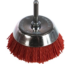 Щетка чашечная нейлоновая (65 мм; хвостовик 6 мм) Verto 62H708