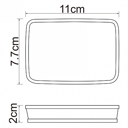 Мыльница WasserKRAFT Rossel K-5729