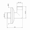 Шланговое подключение Nicolazzi 5526BZ