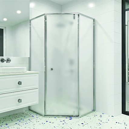 Душевой уголок RGW Hotel HO-088 90x90 матовое, хром 350608899-21