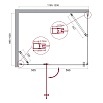 Душевой уголок BelBagno ETNA-AH-12-120/100-C-Cr 120x100 прозрачный, хром