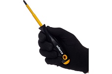Отвертка диэлектрическая PH1х80мм Inforce 06-09-74