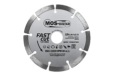 Круг алмазный 1A1RSS Fast Cut Быстрый рез (125х1.8х7х22.23 мм) МОS-DISTAR FC7MD12522